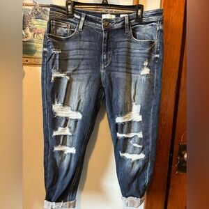 Kancan Distressed Skinny Jeans